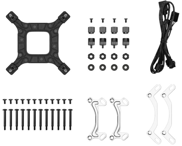 Система жидкостного охлаждения для процессора Deepcool LE360 V2 ZERO DARK