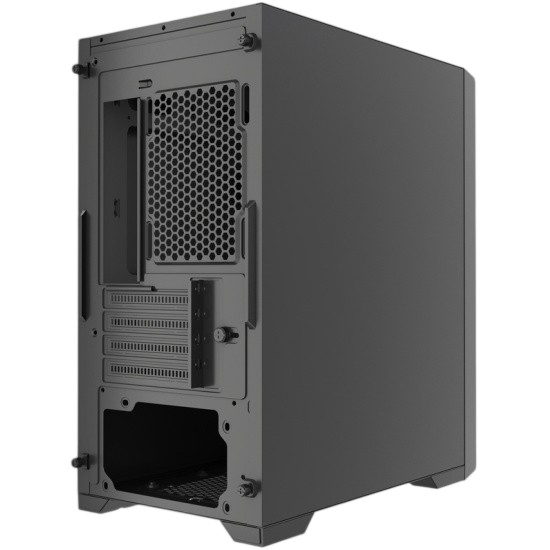 Компьютерный корпус Powercase ByteFlow Micro CP Black (CAMBCP-F0)
