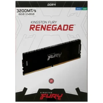 Оперативная память 16 Gb 3200 MHz Kingston FURY RENEGADE Black (KF432C16RBK2/16)