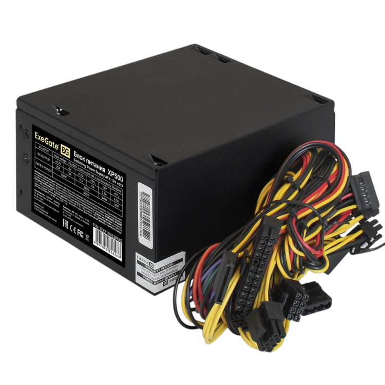 Блок питания ExeGate 500W XP500 Black (EX219463RUS)