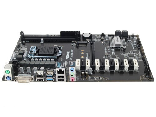 Материнская плата ASRock H110 PRO BTC+