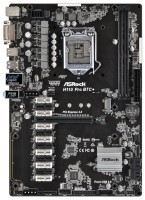 Материнская плата ASRock H110 PRO BTC+