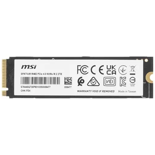 Твердотельный накопитель MSI 2000 Gb SPATIUM M482 S78-440Q730-P83