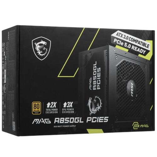 Блок питания MSI 850W MAG A850GL (306-7ZP8A11-CE0) 16 Pin (PCIe 5.0 Connector Cable Details)