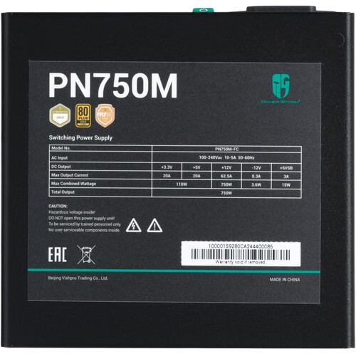 Блок питания Deepcool 750W PN750M (R-PN750M-FC0B-WGEU) 16 Pin (PCIe 5.0 Connector Cable Details)