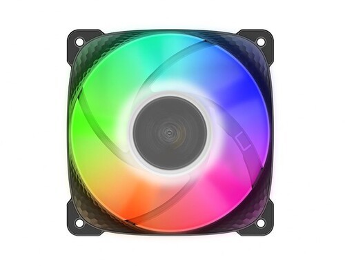 Вентилятор для корпуса Geometric Future Squama 3805B 5V ARGB Black (1F3805B112000) (GF_SQM-3805B-SP)