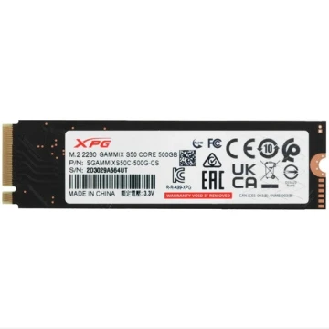 Твердотельный накопитель ADATA XPG 500 Gb GAMMIX S50 (SGAMMIXS50C-500G-CS)
