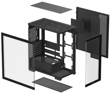 Компьютерный корпус Deepcool CG580 Black (R-CG580-BKNDA0-G-1)