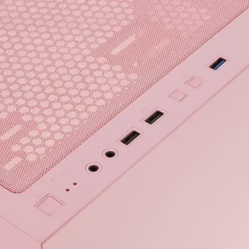 Компьютерный корпус 1STPLAYER INFINITE SPACE IS3 TG RGB Pink (IS3-PK-1F2-W)