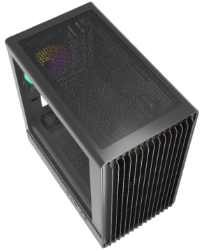 Компьютерный корпус Powercase Mistral Micro C4B ARGB Black (CMMCB-A4)
