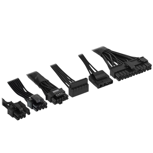 Блок питания Montech 1200W TITAN GOLD Black (TIS0126) 16 Pin (PCIe 5.0 Connector Cable Details)