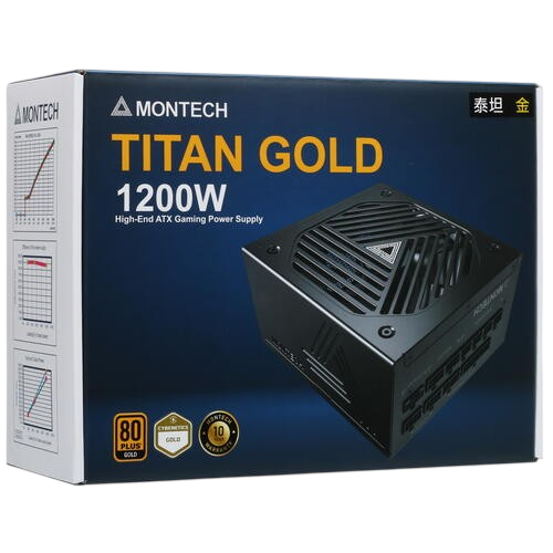 Блок питания Montech 1200W TITAN GOLD Black (TIS0126) 16 Pin (PCIe 5.0 Connector Cable Details)
