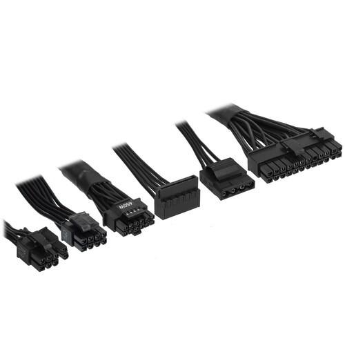 Блок питания Montech 1200W TITAN GOLD Black (TIS0126) 16 Pin (PCIe 5.0 Connector Cable Details)