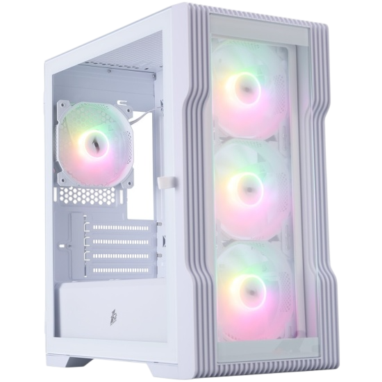 Компьютерный корпус 1STPLAYER TRILOBITE T3-G ARGB White (T3-G-WH-4F7-W)