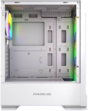 Компьютерный корпус Powercase Mistral AZ4W ARGB TG White (CMAZW-A4)