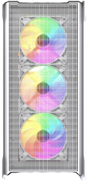 Компьютерный корпус Powercase Mistral AZ4W ARGB TG White (CMAZW-A4)