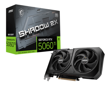 Видеокарта MSI (G506T-8S2CP) GeForce RTX 5060 Ti 8G SHADOW 2X OC PLUS