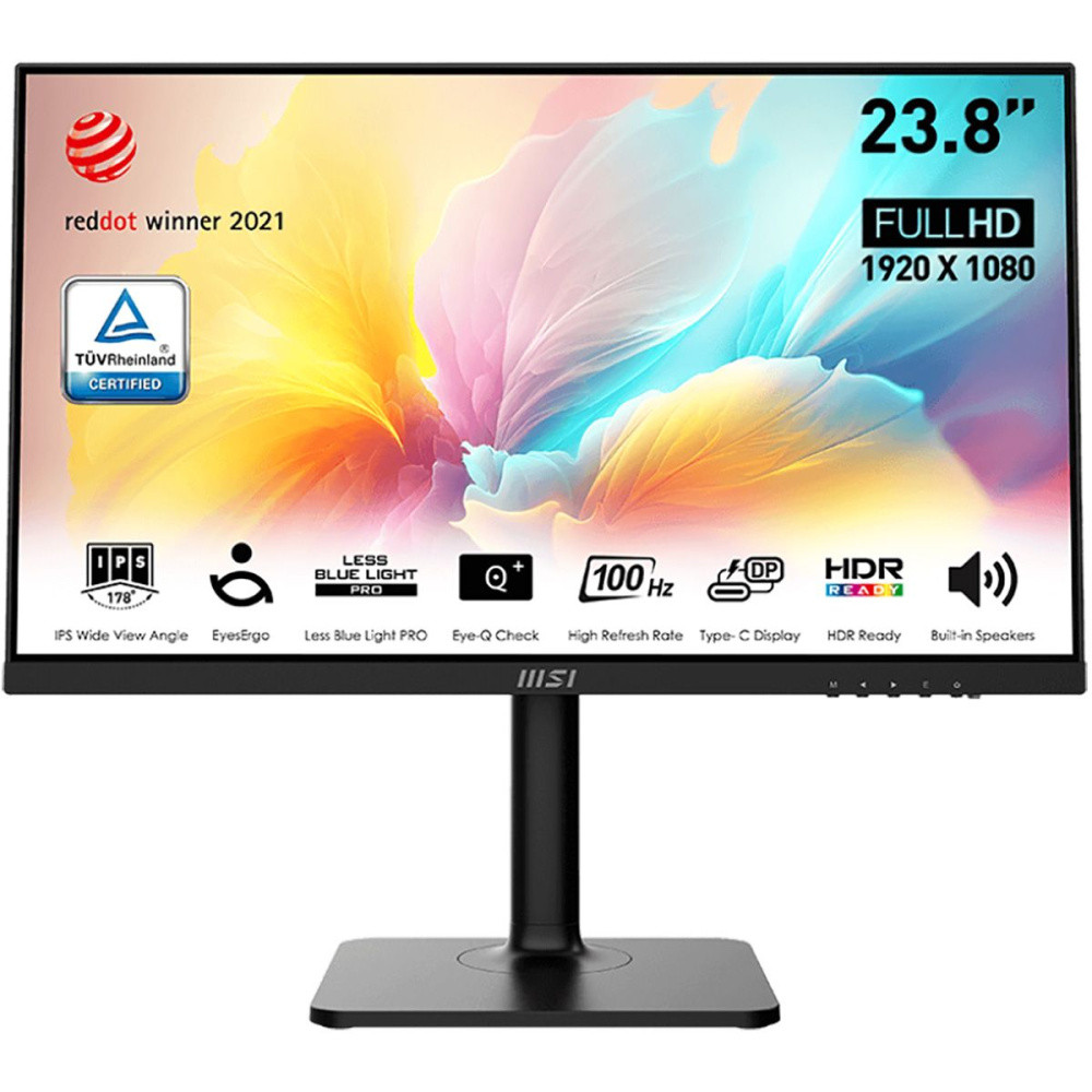 Монитор MSI 23.8&quot; Modern MD2412P Black (9S6-3PA59H-095)