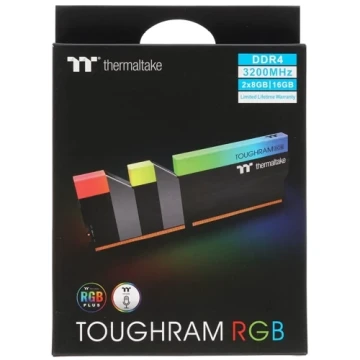 Оперативная память 16 Gb 3200 MHz Thermaltake TOUGHRAM RGB (R009D408GX2-3200C16A)