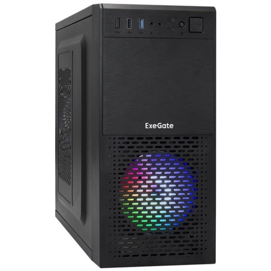 Компьютерный корпус ExeGate mEVO-7807 RGB Black (EX292981RUS)