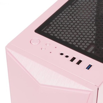 Компьютерный корпус 1STPLAYER DK-3 TG Pink (DK-3-PK-3G6)