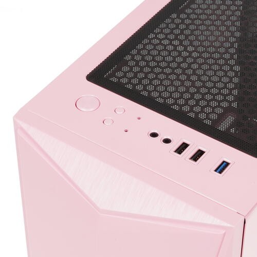 Компьютерный корпус 1STPLAYER DK-3 TG Pink (DK-3-PK-3G6)