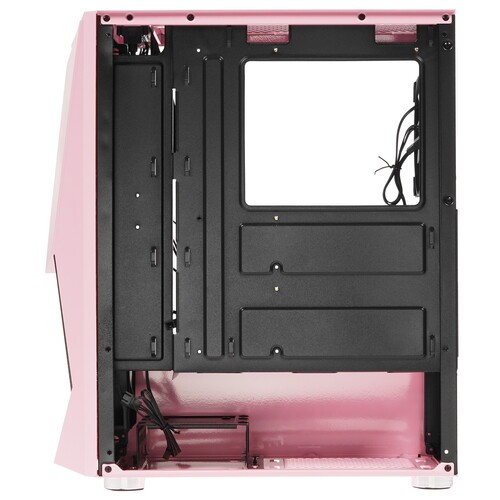 Компьютерный корпус 1STPLAYER DK-3 TG Pink (DK-3-PK-3G6)
