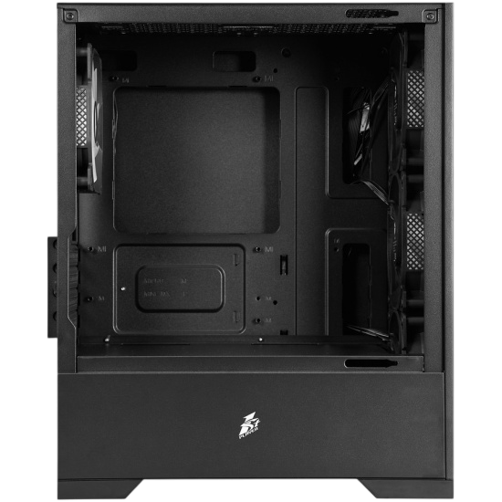 Компьютерный корпус 1STPLAYER Go2 ARGB Black (Go2-BK-4F7)