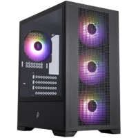 Компьютерный корпус 1STPLAYER Go2 ARGB Black (Go2-BK-4F7)