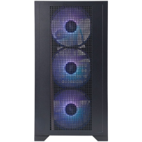 Компьютерный корпус 1STPLAYER Go2 ARGB Black (Go2-BK-4F7)