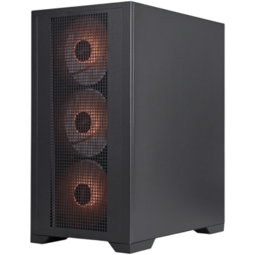 Компьютерный корпус 1STPLAYER Go2 ARGB Black (Go2-BK-4F7)