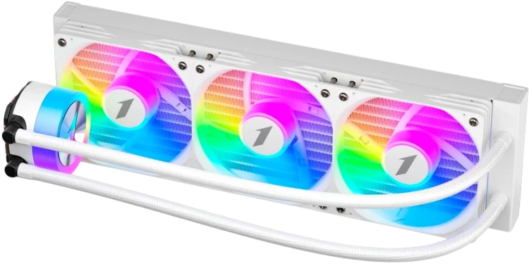 Система жидкостного охлаждения для процессора 1STPLAYER TS1 360 ARGB White (TS1-360-WH)