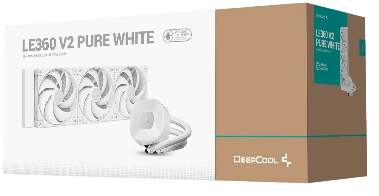 Система жидкостного охлаждения для процессора Deepcool LE360 V2 PURE White