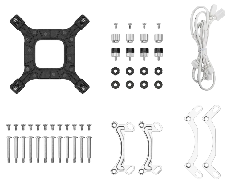 Система жидкостного охлаждения для процессора Deepcool LE360 V2 PURE White