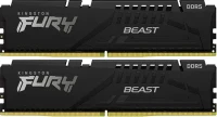 Оперативная память 64 Gb 5600 MHz Kingston FURY Beast RGB Black (KF556C40BB2K2-64)