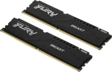 Оперативная память 64 Gb 5600 MHz Kingston FURY Beast RGB Black (KF556C40BB2K2-64)