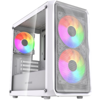 Компьютерный корпус Powercase Mistral Micro A3W TG ARGB V2 White (CMMAW-A3-V2)