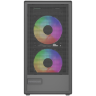 Компьютерный корпус Powercase Mistral SM02 TG FRGB Black (CMMSM02B-L3)