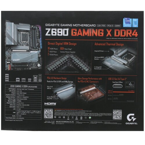 Материнская плата Gigabyte Z690 GAMING X DDR4