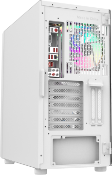 Компьютерный корпус ALSEYE RGB TG White (Ai Pro-W (Halo Pro))