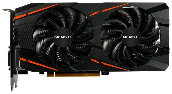 Видеокарта GIGABYTE (GV-RX570GAMING-8GD) AMD ATI Radeon RX 570 1244Mhz PCI-E 3.0 8192Mb 7000Mhz 256 bit DVI HDMI HDCP Gaming