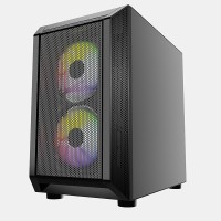 Компьютерный корпус Powercase MISTRAL Micro H3B Black CMIMH3B-L3