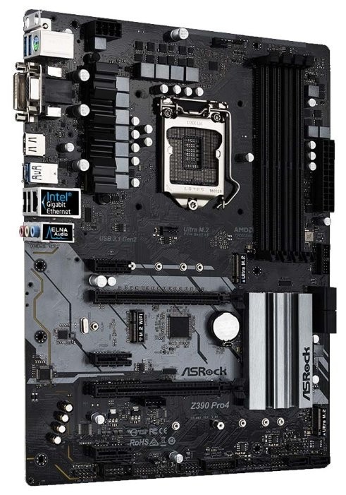 Материнская плата ASRock Z390 PRO4