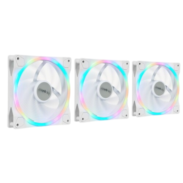 Комплект вентиляторов Be Quiet! LIGHT WINGS RGB White BL102