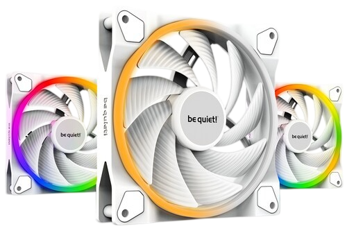Комплект вентиляторов Be Quiet! LIGHT WINGS RGB White BL102