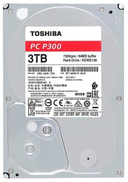Жесткий диск Toshiba 3000 Gb P300 HDWD130UZSVA