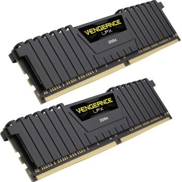 Оперативная память 8 Gb 2666 MHz CORSAIR VENGEANCE LPX Black (CMK8GX4M2A2666C16)