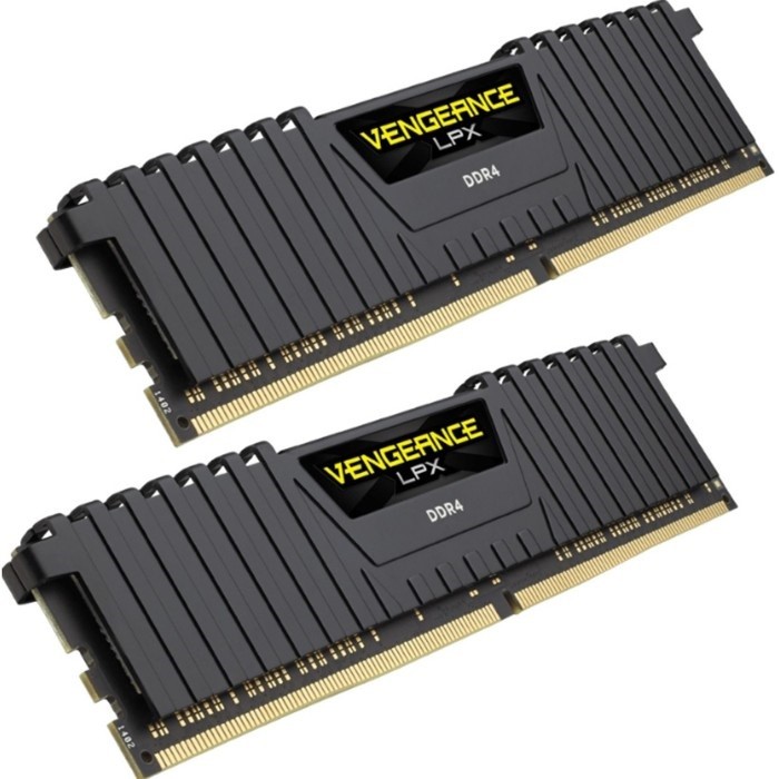 Оперативная память 8 Gb 2666 MHz CORSAIR VENGEANCE LPX Black (CMK8GX4M2A2666C16)