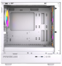 Компьютерный корпус Powercase Mistral Micro C4W ARGB White (CMMCW-A4)