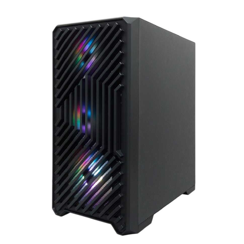Компьютерный корпус 1STPLAYER TRILOBITE T5 ARGB Black (T5-BK-4F7)